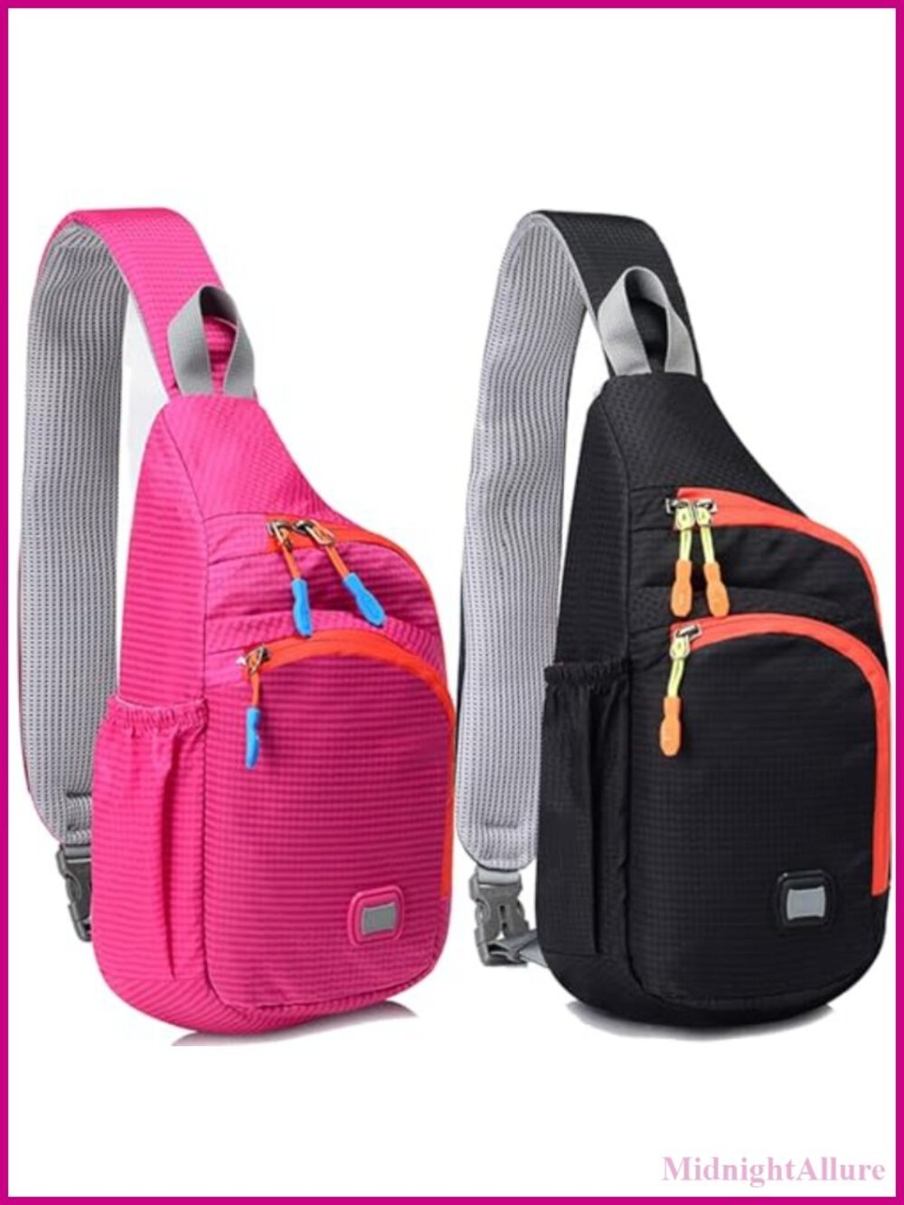 Waterproof Nylon Sling Backpack Crossbody Shoulder Bag Daypack